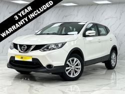 White Used 2017 Nissan Qashqai Acenta SUV | £8,895 (Good price)
