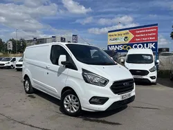 White Used 2021 Ford Transit Custom Limited Van | £12,995 (Fair price)