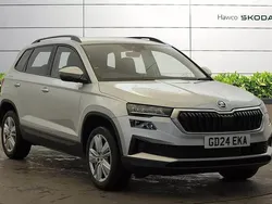 Brilliant silver metallic Used 2024 Skoda Karoq SE L SUV | £22,995 (Good price)