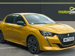 Yellow Used 2023 Peugeot 208 Allure+ Hatchback | £13,250 (Fair price)