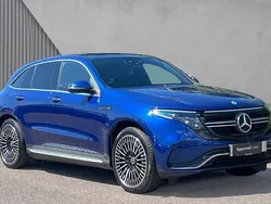 Brilliant blue metallic Used 2020 Mercedes EQC400 AMG Line Premium Plus SUV | £26,091 (Expensive)