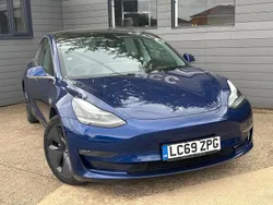 Blue Used 2019 Tesla Model 3 Long Range AWD Sedan | £13,495 (Fair price)