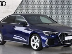 Blue Used 2024 Audi A3 S-Line Sedan | £26,321 (Fair price)