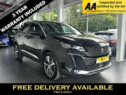 Black Used 2021 Peugeot 3008 Allure Premium Hatchback | £16,195 (Fair price)