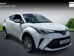 White Used 2021 Toyota C-HR SUV | £20,514 (Fair price)