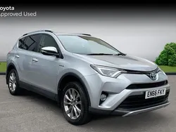 Silver Used 2016 Toyota RAV4 Hybrid SUV | £17,059 (Good price)