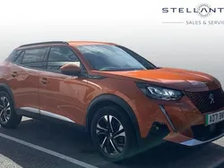 Orange Used 2021 Peugeot e-2008 Allure Premium SUV | £13,294 (Fair price)