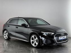 Black Used 2022 Audi A3 Sportback S-Line Hatchback | £19,500 (Fair price)