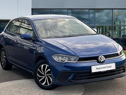 Reef blue metallic Used 2023 VW Polo Life Hatchback | £16,258 (Fair price)