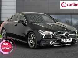 Black Used 2022 Mercedes CLA180 AMG line Sedan | £24,799 (Fair price)