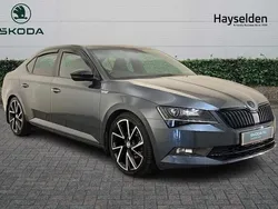 Quartz grey metallic Used 2019 Skoda Superb SportlinePlus Hatchback | £18,293 (Good price)