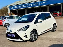 White Used 2018 Toyota Yaris Hybrid Hatchback | £13,695 (Fair price)