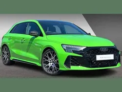 Green Used 2025 Audi RS3 Comfort Hatchback | £61,950 (A bit pricey)