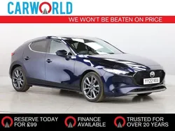 Blue Used 2022 Mazda 3 Inclusive Hatchback | £14,391 (Fair price)