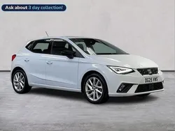 White New 2025 Seat Ibiza FR Hatchback | £18,157 (Fair price)