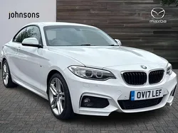 White Used 2017 BMW 220 M Sport Coupe | £14,699 (Fair price)