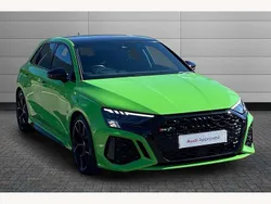 Kyalami green Used 2022 Audi RS3 Comfort Hatchback | £53,950 (A bit pricey)