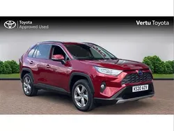 Red Used 2020 Toyota RAV4 Hybrid SUV | £28,773 (Fair price)