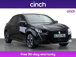 Black Used 2022 Peugeot e-208 Premium Hatchback | £13,849 (Fair price)