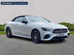 White Used 2023 Mercedes E300 AMG line Cabriolet | £39,659 (Fair price)