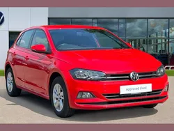 Red Used 2019 VW Polo SE Hatchback | £14,880 (Fair price)