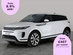 White Used 2021 Land Rover Range Rover evoque HSE SUV | £27,058 (Fair price)