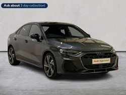 Grey Used 2024 Audi A3 Black Edition Sedan | £31,649 (Expensive)