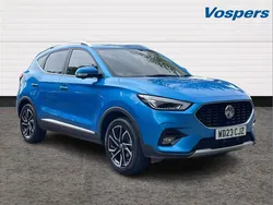 Blue Used 2023 MG ZS Exclusive Sedan | £15,990 (Fair price)