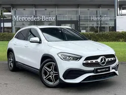 White Used 2021 Mercedes GLA180 AMG line SUV | £22,600 (Good price)