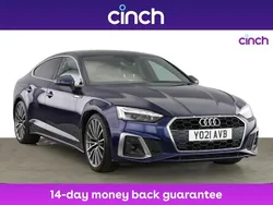 Blue Used 2021 Audi A5 Comfort Coupe | £22,999 (Fair price)