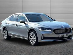 Pebble silver New 2025 Skoda Superb SE L Hatchback | £36,900 (A bit pricey)