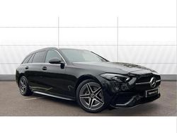 Black Used 2022 Mercedes C220 AMG line Estate | £25,931 (Good price)