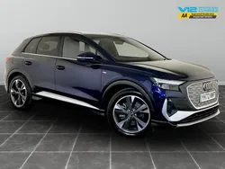 Blue Used 2022 Audi Q4 e-tron S-Line SUV | £27,595 (Super price)
