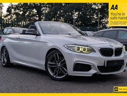 White Used 2015 BMW 218 M Sport Cabriolet | £12,988 (Fair price)