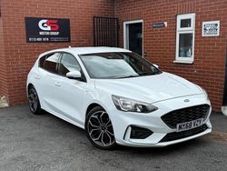 White Used 2018 Ford Focus ST-Line X Hatchback | £9,290 (Fair price)