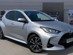 Silver Used 2023 Toyota Yaris Hybrid Design Hatchback | £17,134 (Good price)