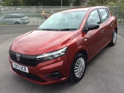 Red metallic Used 2021 Dacia Sandero Essentiel Hatchback | £8,495 (Good price)