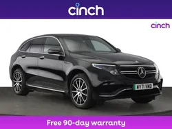 Black Used 2021 Mercedes EQC400 AMG line SUV | £23,949 (Fair price)