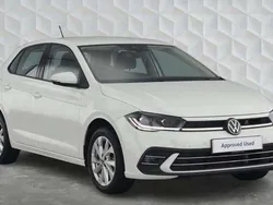 White Used 2022 VW Polo Style Hatchback | £16,681 (Fair price)