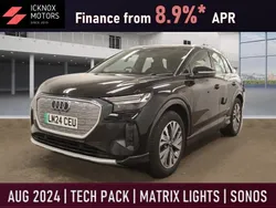 Black Used 2024 Audi Q4 e-tron Sport SUV | £31,495