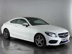 White Used 2017 Mercedes C200 AMG Line Premium Plus Coupe | £18,550 (A bit pricey)