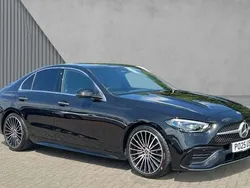 Black Used 2025 Mercedes C200 AMG Line Premium Plus Sedan | £44,280