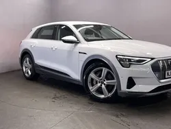 White Used 2022 Audi e-tron Business SUV | £21,999 (Good price)