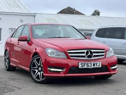 Red Used 2013 Mercedes C180 AMG Sedan | £6,995 (Fair price)