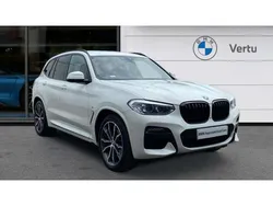White Used 2021 BMW X3 M Sport SUV | £32,487 (Fair price)