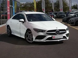 White Used 2019 Mercedes CLA220 AMG line Sedan | £19,899 (Fair price)
