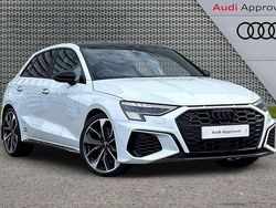 White Used 2022 Audi S3 Sportback Advanced Hatchback | £36,995