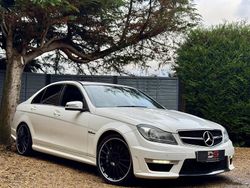 White Used 2013 Mercedes C63 AMG Sedan | £20,490 (Fair price)