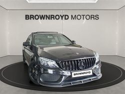 Black Used 2017 Mercedes C220 AMG line Sedan | £11,990 (Fair price)