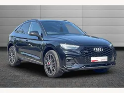 Black Used 2022 Audi Q5 Sportback Comfort SUV | £40,995 (A bit pricey)